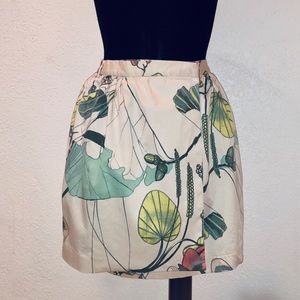 H&M Floral Print Wrap Skirt